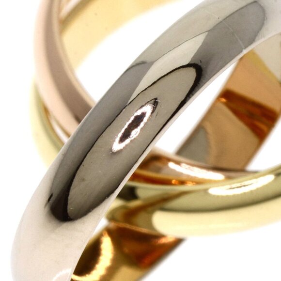 CARTIER 18k Pink Trinity Ring #48 - Picture 7 of 8